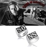Sons of Anarchy (Zákon gangu) prsteny Jax Teller SONS