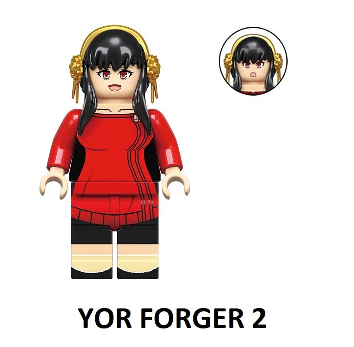 Spy x Family Blocks Bricks figurka - Yor Forger 2 BBLOCKS