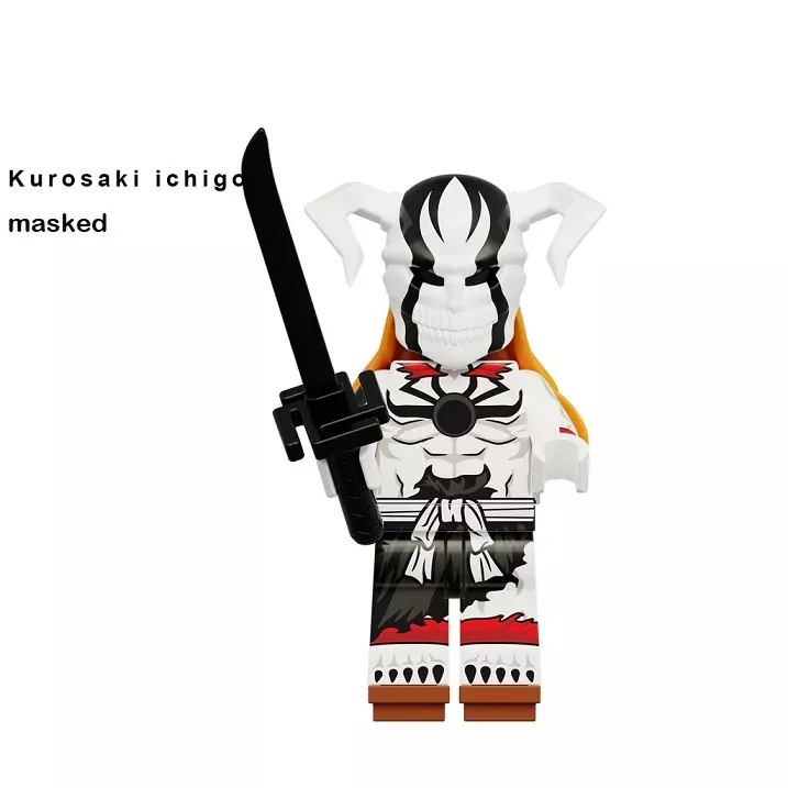 Anime Bleach Blocks Bricks figurka - Kurosaki Ichigo masked BBLOCKS