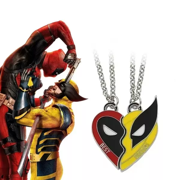 Dvojitý náhrdelník Deadpool vs Wolverine SBR