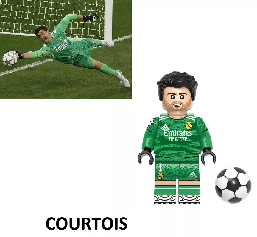 Fotbal Blocks Bricks figurka Courtois BBLOCKS