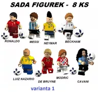 Fotbal Blocks Bricks figurka - sada 8 ks | varianta 2