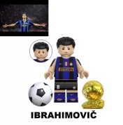 Fotbal Blocks Bricks Lego figurka Ibrahimovič