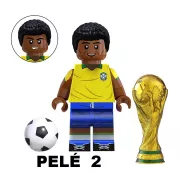 Fotbal Blocks Bricks Lego figurka Pelé BBLOCKS