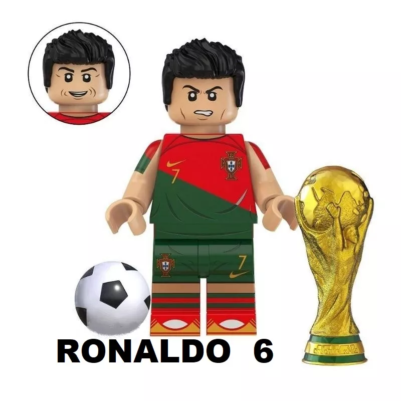 Fotbal Blocks Bricks Lego figurka Ronaldo - varianta 6 BBLOCKS