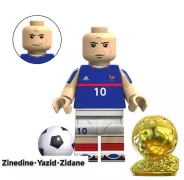 Fotbal Blocks Bricks Lego figurka Zidane