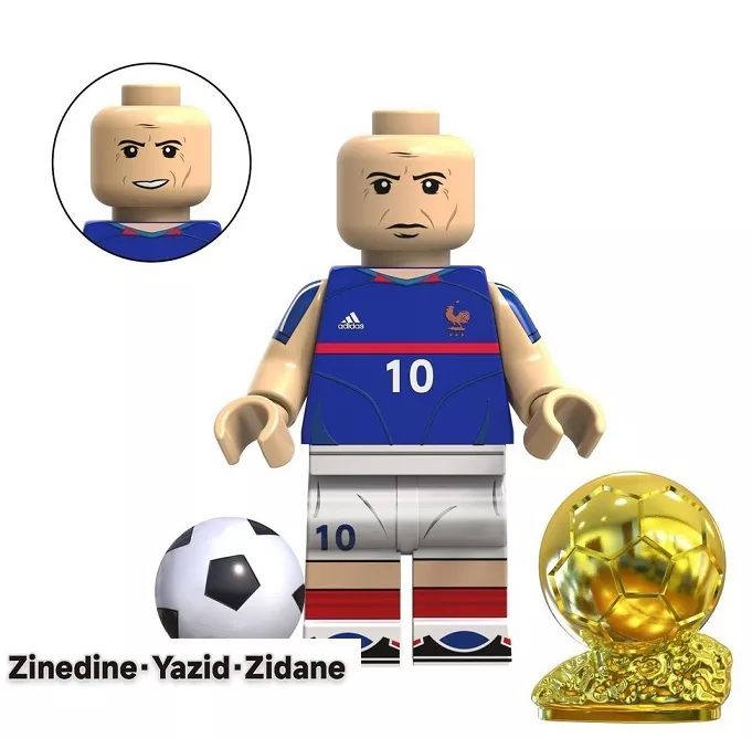 Fotbal Blocks Bricks Lego figurka Zidane BBLOCKS