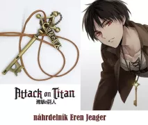 náhrdelník Attack on Titan klíč Eren