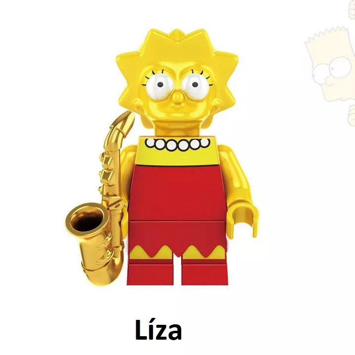 Simpsonovi Blocks Bricks figurka - Líza BBLOCKS