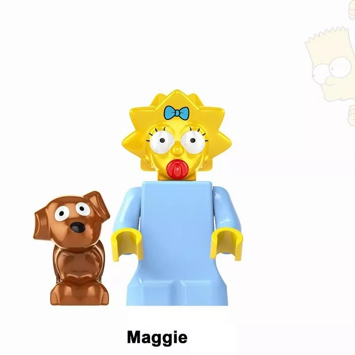 Simpsonovi Blocks Bricks figurka - Maggie BBLOCKS