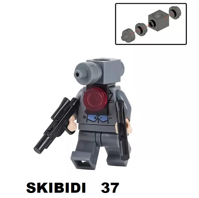 Skibidi Toilet Blocks Bricks figurka - varianta 37 BBLOCKS