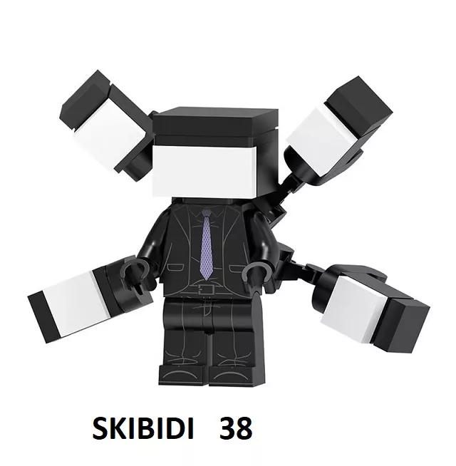 Skibidi Toilet Blocks Bricks figurka - varianta 38 BBLOCKS