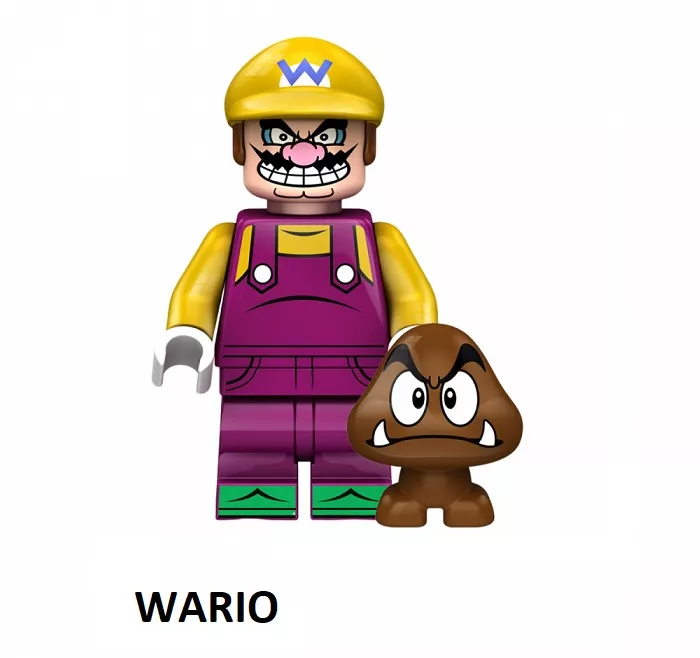 Super Mario Blocks Bricks Lego figurka - Wario BBLOCKS