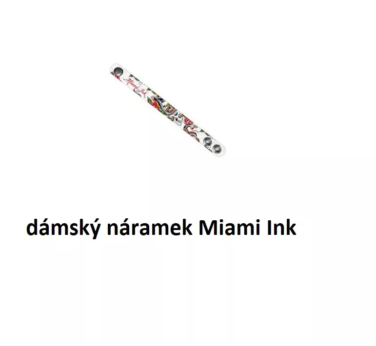 dámský kožený náramek Miami Ink Bioworld