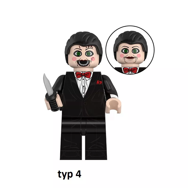 Horror Blocks Bricks figurka Saw Billy Puppet - typ 4 BBLOCKS