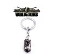 klíčenka WOT přívěsek World of Tanks - náboj | malý bronzový