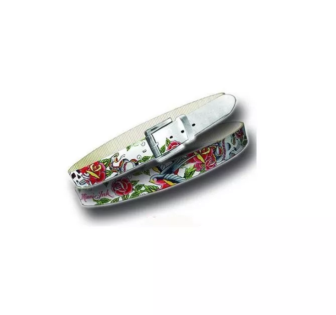 Miami Ink opasek Full Printed White - Velikost M Bioworld