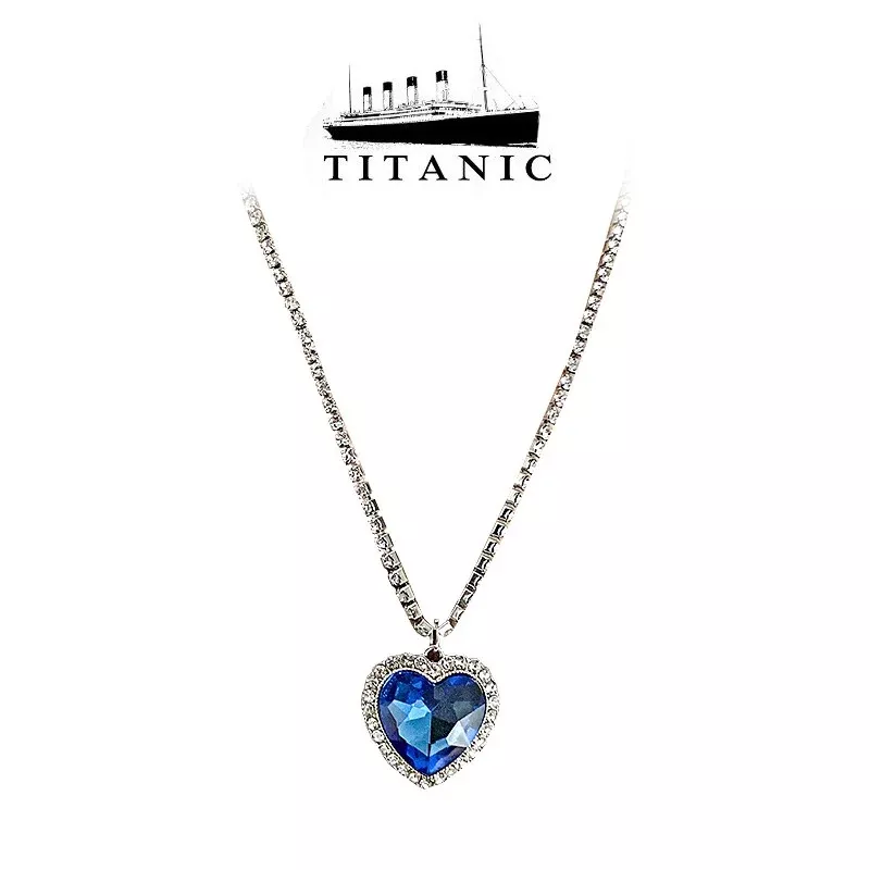 Náhrdelník Titanic Srdce oceánu mini