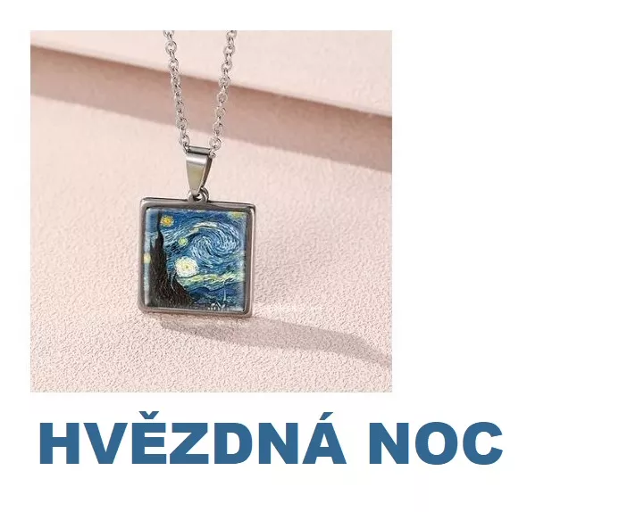 ocelový náhrdelník Vincent van Gogh