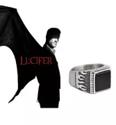 ocelový prsten Lucifer Morningstar | Velikost 9, Velikost 10