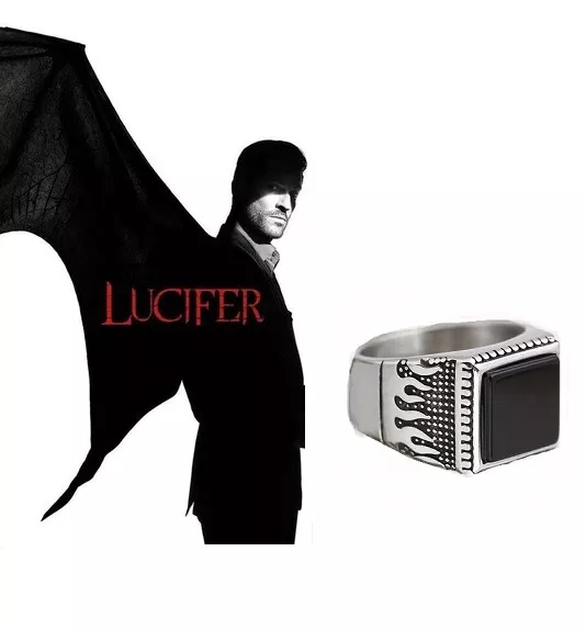 ocelový prsten Lucifer Morningstar