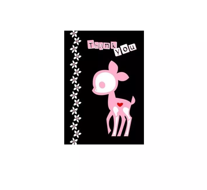 pohlednice Skelanimals Dee Thank You - dárková karta