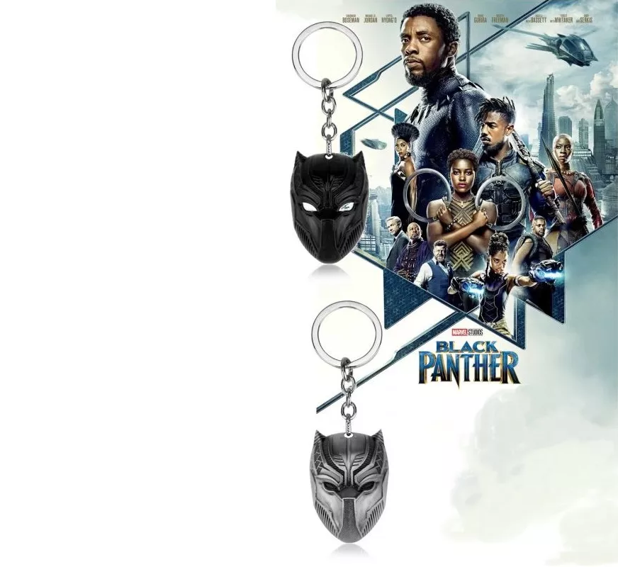 Přívěsek na klíče Black Panther - klíčenka