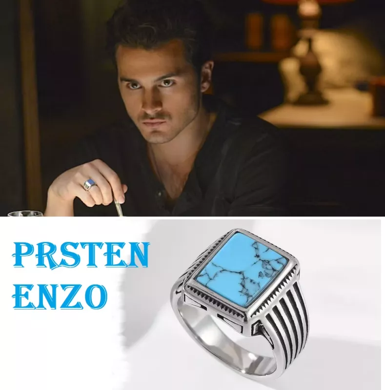 Prsten Upíří deníky - Enzo