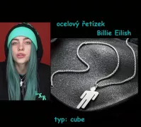 řetízek Billie Eilish (ocel)