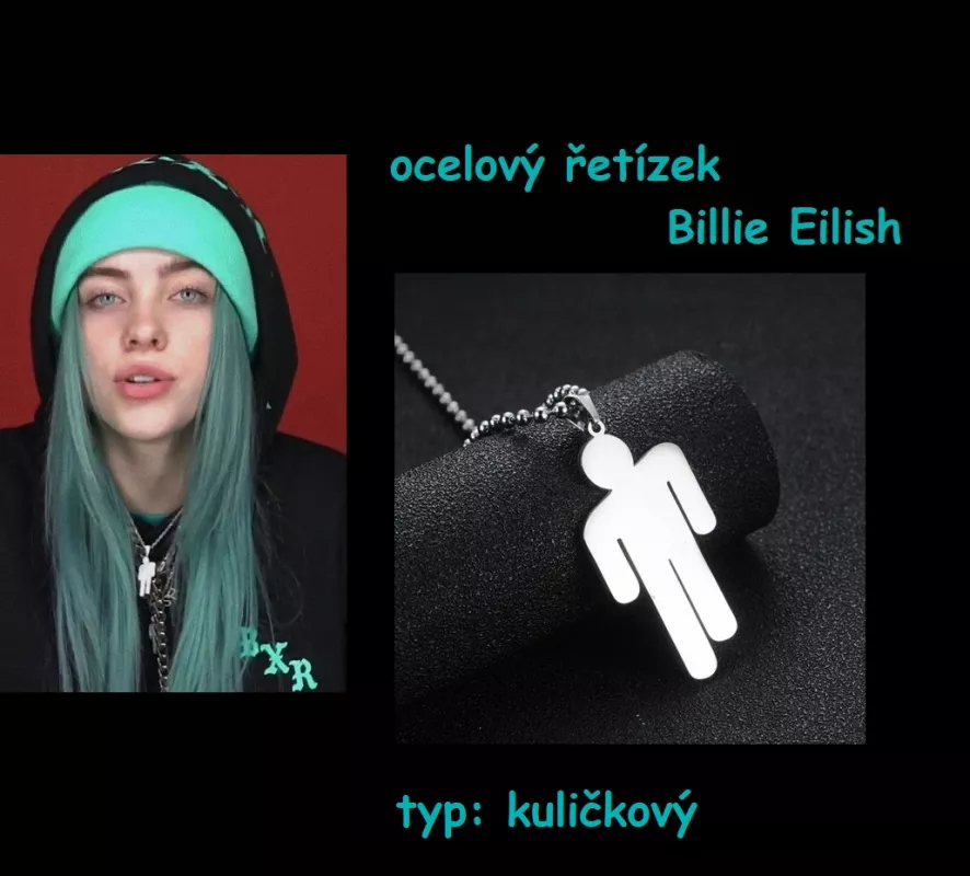 řetízek Billie Eilish (ocel)
