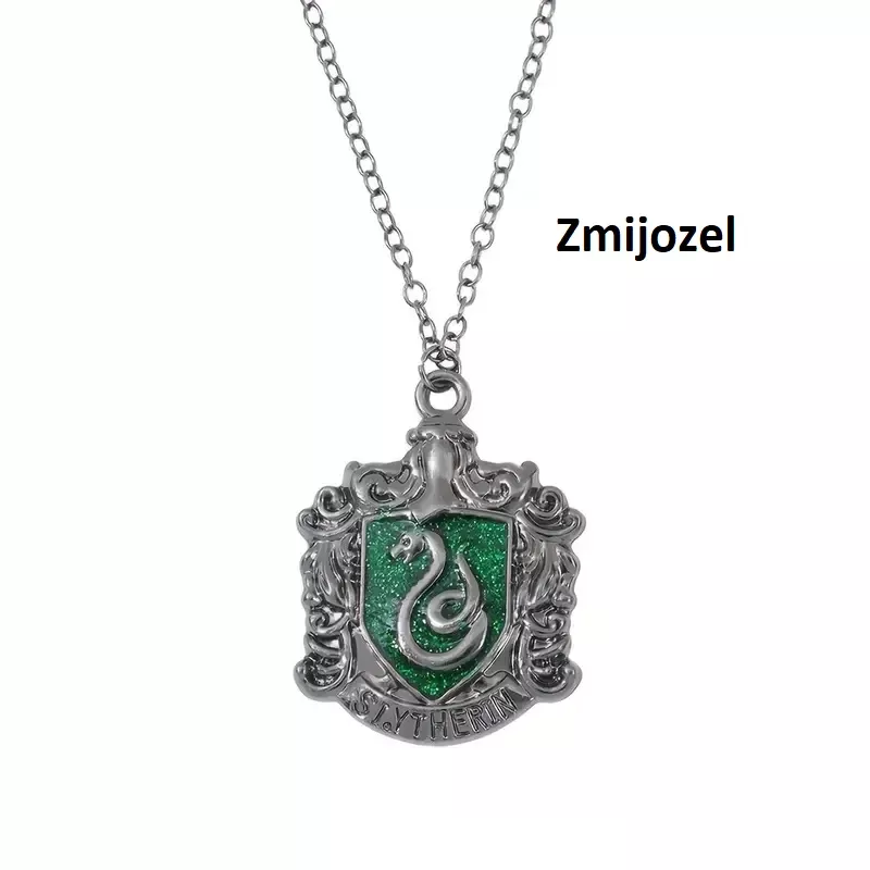 řetízek Harry Potter Bradavické koleje - Zmijozel