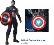 řetízek Kapitán Amerika Štít