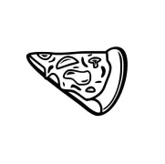 samolepka na auto PIZZA