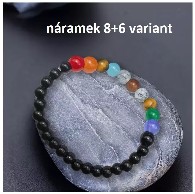 Vesmírný náramek planety Sluneční soustavy verze 2 - dámský 6+8 variant