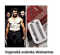 vojenská známka Wolverine/Logan X-men (jednoduchá) | leštěná stříbrná