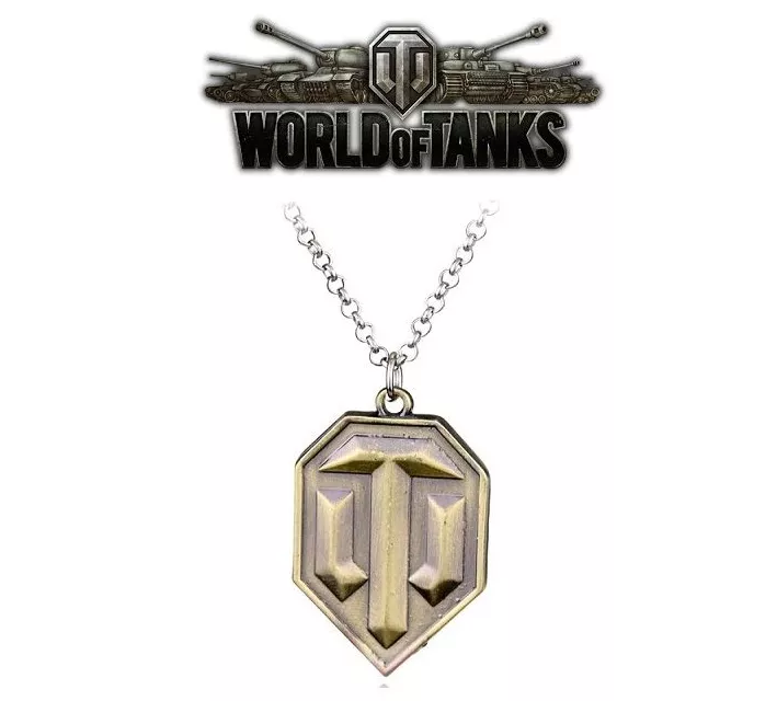 WOT řetízek World of Tanks Logo bronzový