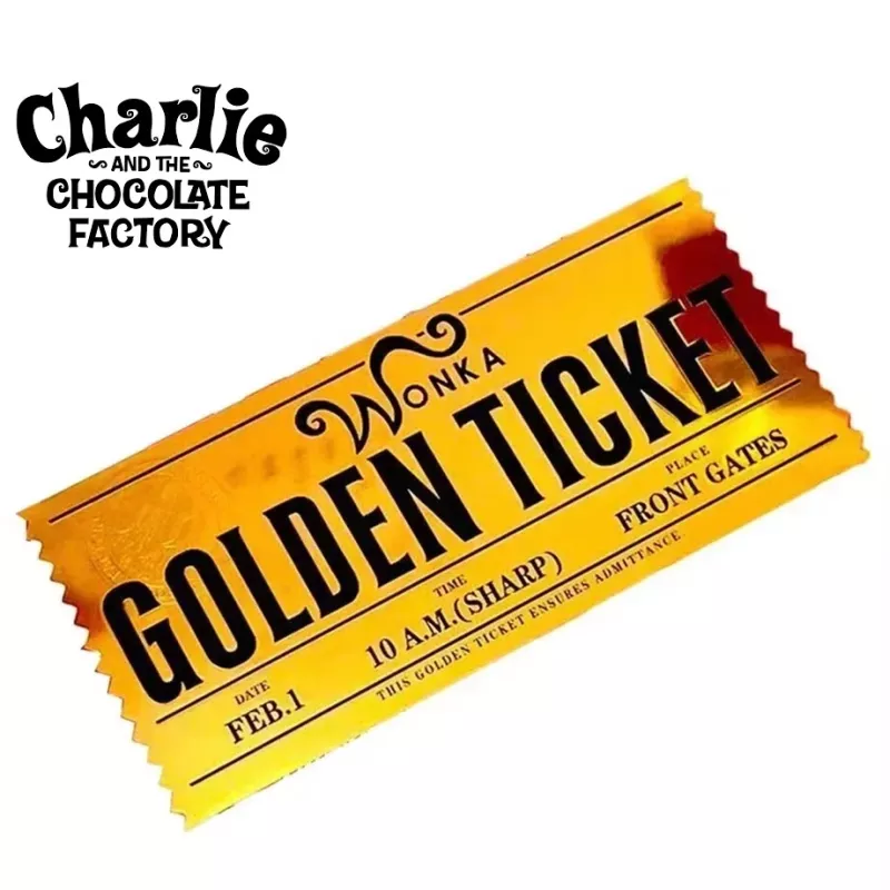 Zlatý tiket Willy Wonka (Golden ticket)