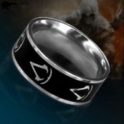 prsten Assassins Creed Logo (titanová ocel) | Velikost 7