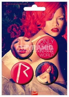 odznaky Rihanna 4 ks Pyramid International